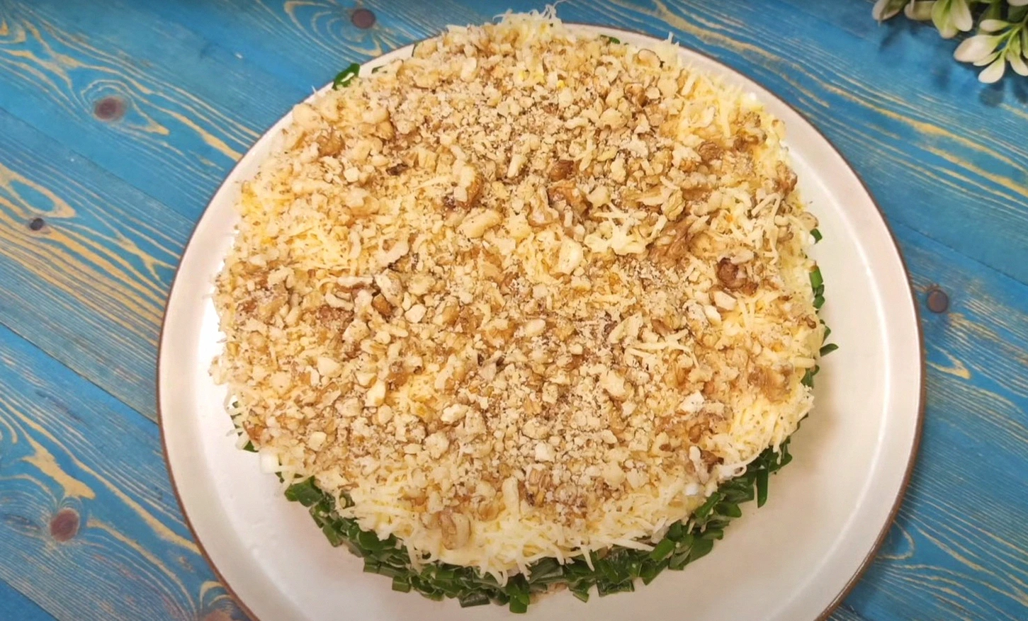 Салат із копченою куркою. Його так усі хвалили, що я точно приготую на Різдво та Новий Рік