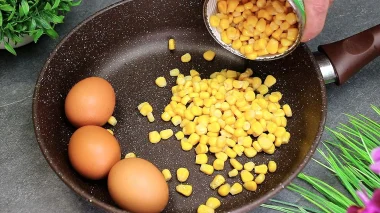 Секретна закуска: кукурудза та яйця, що стануть родинною легендою смаку!
