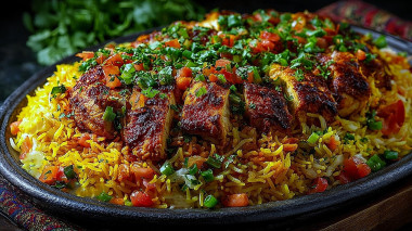 Курка з рисом яка підкорює з першої ложки
